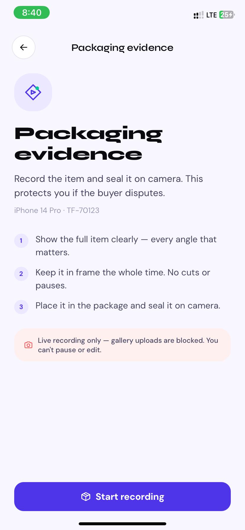 Proof, not promises